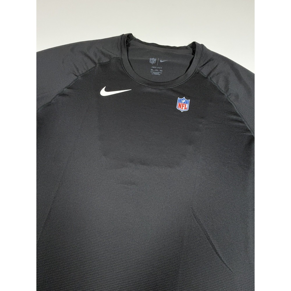 Nike Dri-FIT NFL Team Issued Black Shirt Men's Size 3XL CW6317-010 New